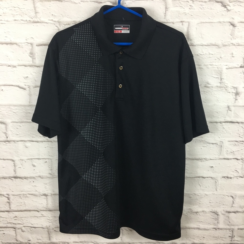 Grand Slam men’s activewear golf polo large black